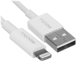 Изображение товара Кабель MOCOLL Lightning 8-pin - USB Type-A белый 1.5 м