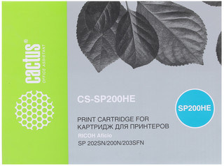 Изображение товара Картридж лазерный Cactus CS-SP200HE черный, с чипом