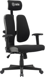 Изображение товара Компьютерное кресло Cactus CS-CHR-MC03-BKGY черный