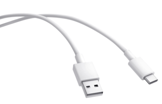 Изображение товара Кабель круглый Xiaomi USB Type-C - USB 2.0 Type-A белый 1 м