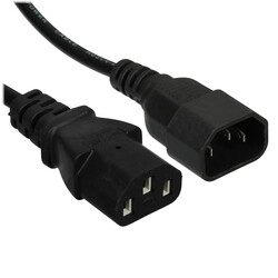 Изображение товара Кабель питания iOpen IEC C13 - IEC C14
