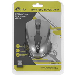 Изображение товара Мышь беспроводная Ritmix RMW-560  серый