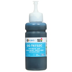Изображение товара Чернила водорастворимые G&G GG-T6732C голубой