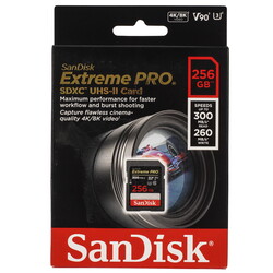 Изображение товара Карта памяти SanDisk Extreme Pro SDXC 256 ГБ [00000426944]