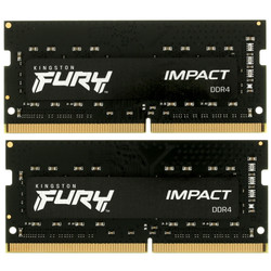 Изображение товара Оперативная память SODIMM Kingston FURY Impact [KF432S20IBK2/16] 16 ГБ
