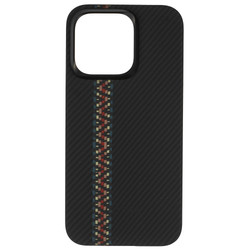 Изображение товара Накладка  Pitaka MagEZ Case 4 для Apple iPhone 15 Pro серый/оранжевый