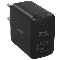 Изображение товара Сетевое зарядное устройство Aukey PA-B4T Omnia ll черный