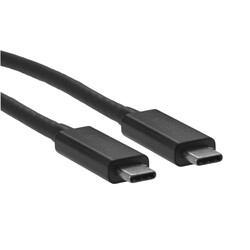 Изображение товара Кабель круглый Belkin Thunderbolt 4 (USB Type-C) - Thunderbolt 4 (USB Type-C) черный 2 м