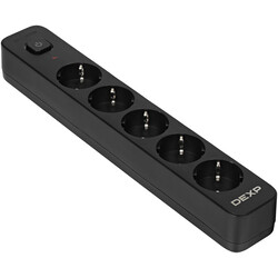 Изображение товара Сетевой фильтр DEXP Intensity 518B черный