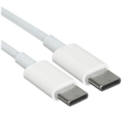 Изображение товара Кабель круглый Bion USB Type-C - USB Type-C белый 1 м