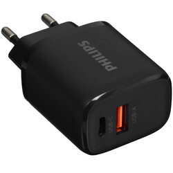 Изображение товара Сетевое зарядное устройство Philips черный