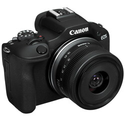 Изображение товара Беззеркальный фотоаппарат Canon EOS R100 Kit 18-45mm F4.5-6.3 IS STM черный
