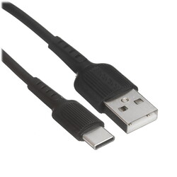 Изображение товара Кабель круглый Borofone USB Type-C - USB 2.0 Type-A черный 1 м