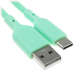 Изображение товара Кабель круглый QUMO USB Type-C - USB 2.0 Type-A зеленый 1 м