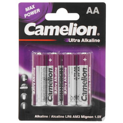 Изображение товара Батарейка Camelion Ultra LR6-BP4UT AA (LR6/ER14505/FR6/R6P)