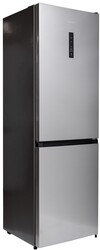 Изображение товара Холодильник с морозильником   HOLBERG HRB 1854NDS серебристый