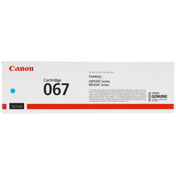 Изображение товара Картридж лазерный Canon 067 C голубой, с чипом