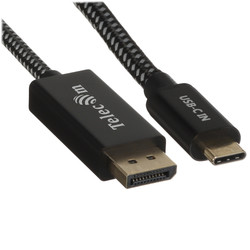 Изображение товара Кабель однонаправленный Telecom DisplayPort - USB Type-C, 1.8 м