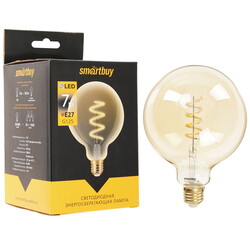 Изображение товара Лампа филаментная Smartbuy ART G125-7Вт/3000К/E27/20