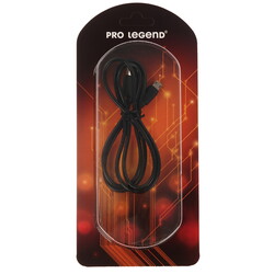 Изображение товара Кабель круглый Pro Legend micro USB - USB 2.0 Type-A черный 1 м