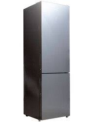 Изображение товара Холодильник с морозильником   HOLBERG HRB 2001NDGS серый