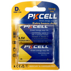 Изображение товара Батарейка PKCELL R20P-2B D (LR20/R20/ER34615)