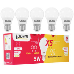 Изображение товара Комплект светодиодных ламп Lucem LM-LBL 5W