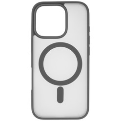Изображение товара Накладка  uBear Cloud Mag Case для Apple iPhone 16 Pro серый/прозрачный