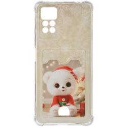 Изображение товара Накладка  Zibelino Silicone Card Holder для Xiaomi REDMI Note 11 Pro 4G/ 11 Pro 5G/ Xiaomi REDMI Note 12 Pro 4G фиолетовый