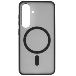 Изображение товара Накладка  uBear Cloud Mag Case для Samsung Galaxy S25 черный/прозрачный