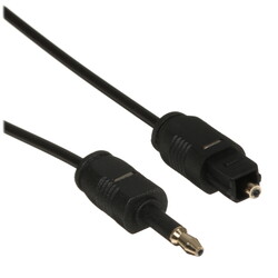 Изображение товара Кабель оптический  Telecom ODT Toslink - mini Toslink черный