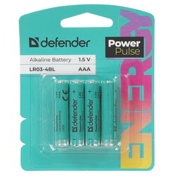 Изображение товара Батарейка Defender Alkaline AAA (LR03/FR03)