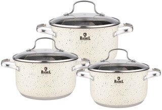 Изображение товара Набор кастрюль Rashel Стефани R-10203в