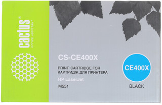 Изображение товара Картридж лазерный Cactus CS-CE400X черный, с чипом