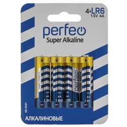 Изображение товара Батарейка Perfeo PFLR6/4BL AA (LR6/ER14505/FR6/R6P)