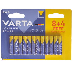 Изображение товара Батарейка Varta Longlife Power AAA (LR03/FR03)
