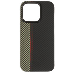 Изображение товара Накладка  Pitaka MagEZ Case 4 для Apple iPhone 15 Pro серый/желтый
