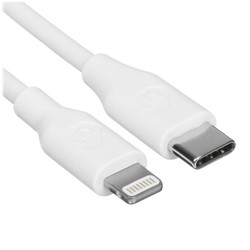 Изображение товара Кабель uBear Lightning 8-pin - USB Type-C белый 1.2 м