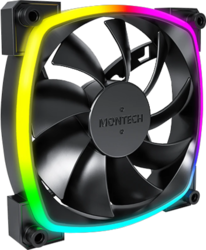 Изображение товара Комплект вентиляторов Montech AX120 [AX120B3P] черный