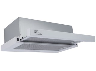 Изображение товара Вытяжка телескопическая Oasis UV-60WG (F) белый/белый