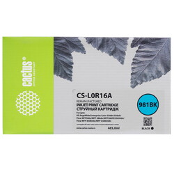 Изображение товара Картридж Cactus CS-L0R16A 981BK черный