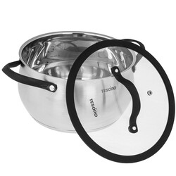 Изображение товара Кастрюля Tesoro Rimini КС746 4.6 л 22 см серебристый