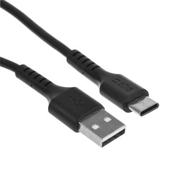 Изображение товара Кабель круглый SBS USB Type-C - USB 2.0 Type-A черный 2 м