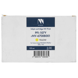 Изображение товара Картридж NV Print PFI-107Y желтый