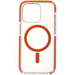 Изображение товара Накладка  MOCOLL Jelly Series для Apple iPhone 15 Pro оранжевый/прозрачный
