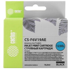 Изображение товара Картридж Cactus CS-F6V19AE черный