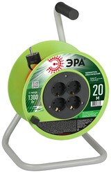 Изображение товара Удлинитель силовой ЭРА Б0056096 зеленый