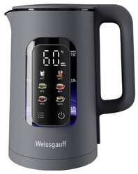 Изображение товара Электрочайник Weissgauff WK 1500 Dt Touch BodyCool серый