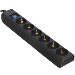 Изображение товара Сетевой фильтр FinePower Aurora 619B черный