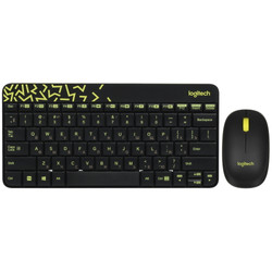 Изображение товара Клавиатура+мышь беспроводная   Logitech MK240 Nano Black черный